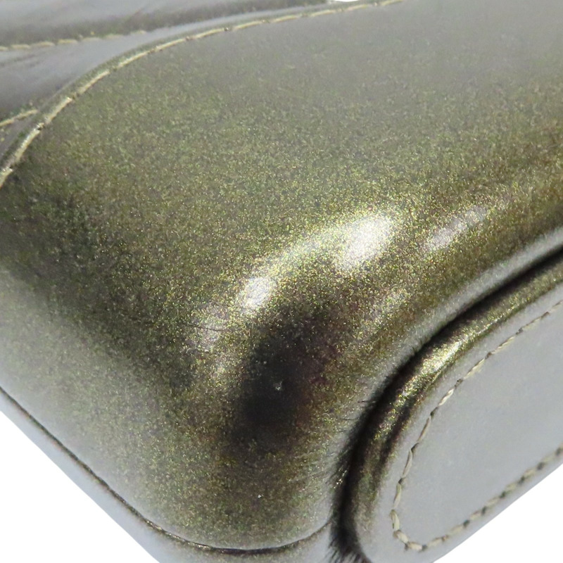 金色皮革 Small Gabrielle Clutch 鍊帶肩背包 流浪包 無卡 A94505-14