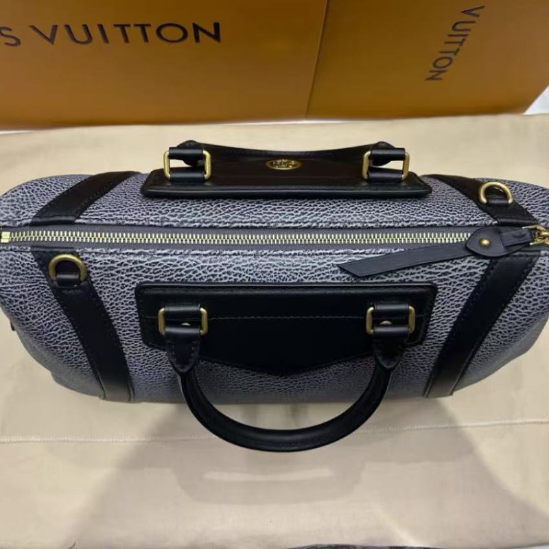 ✨Lv biker 中號機車包牛仔深灰  全新配件齊全-2