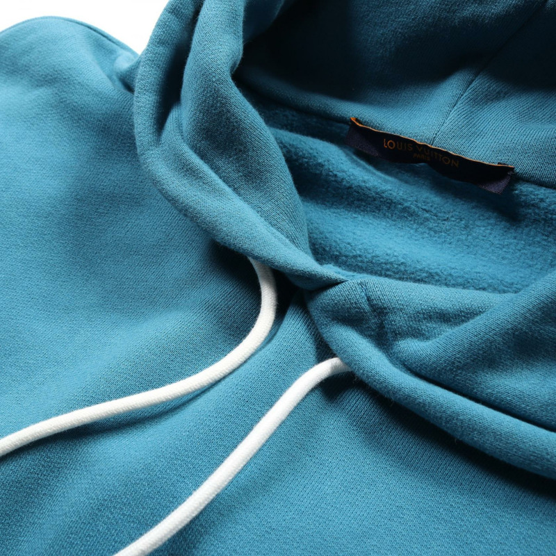 LOUIS VUITTON 連帽衫 XL 碼套頭衫 RM222EIHNHNY56W 棉綠色二手男款-6