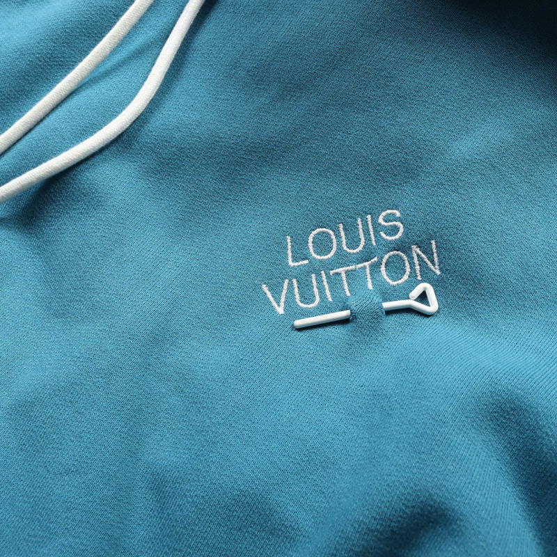 LOUIS VUITTON 連帽衫 XL 碼套頭衫 RM222EIHNHNY56W 棉綠色二手男款-9
