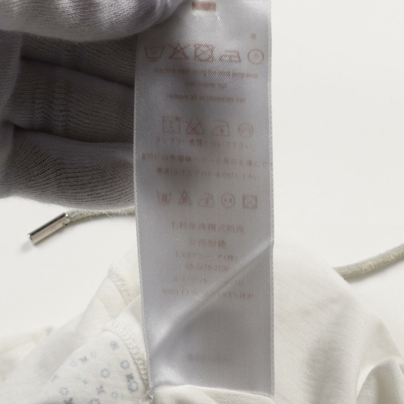 LOUIS VUITTON T卹 M 碼 棉質 白色 藍色 二手-3