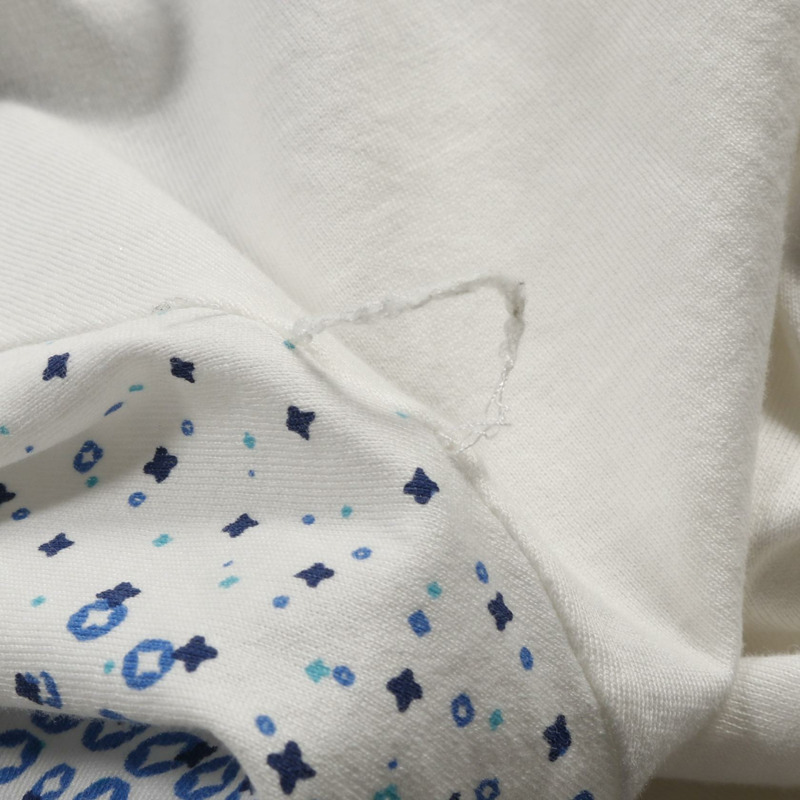LOUIS VUITTON T卹 M 碼 棉質 白色 藍色 二手-8