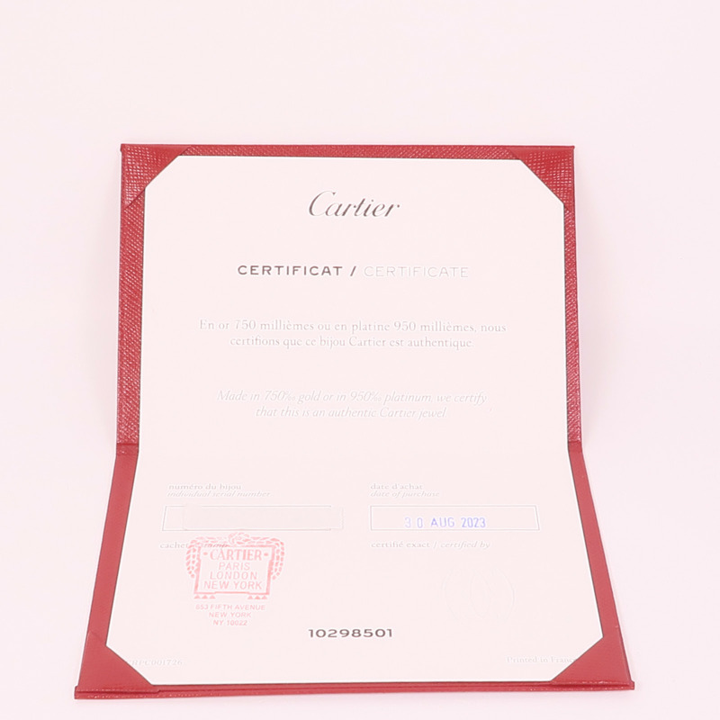 CARTIER 18K玫瑰金Love Bracelet Diamonds鑽石手鐲Cartier#18-9