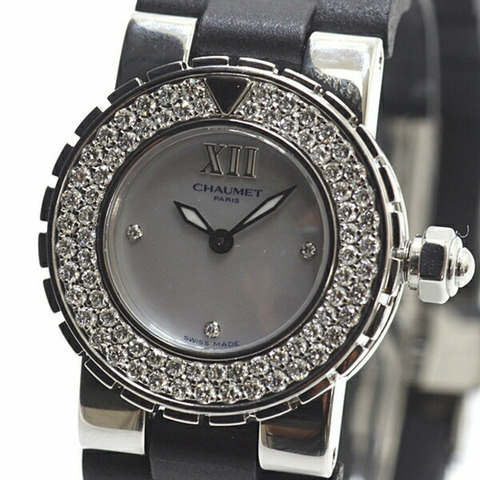 Chaumet 女士腕錶 Class One W06200-094 雙鑽錶圈 3P 貝殼錶盤石英