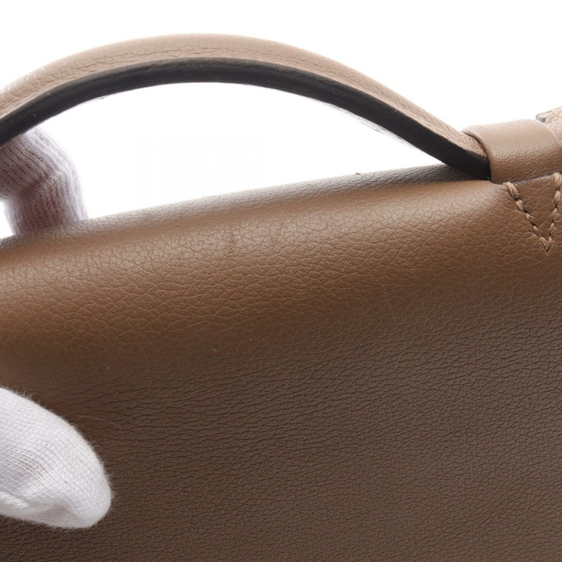 HERMES Sac A depeche Lite 1-37 商務包 D H074409CB18 Evercolor Tabac 駝色-7