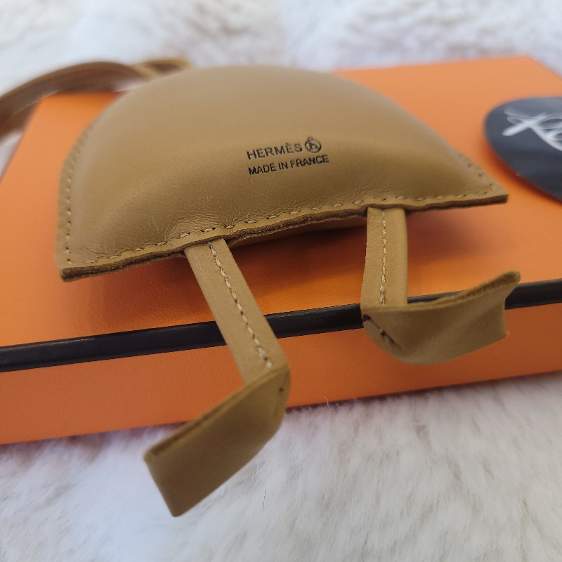 Hermès hibouton charm 小羊皮貓頭鷹吊飾-4