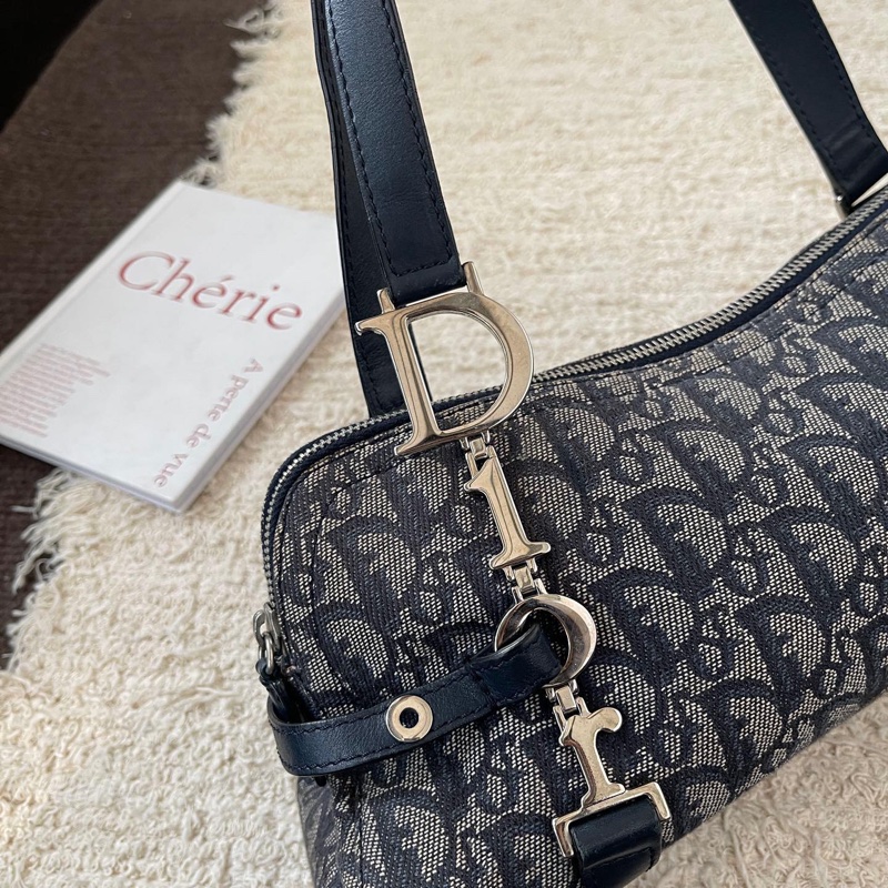 Dior 老花肩背包-10