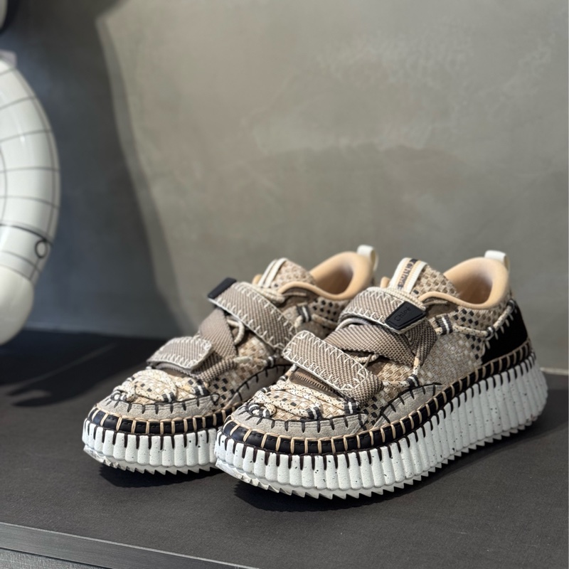 Chloe 編織鞋餅乾鞋 🍪厚底輕盈餅乾鞋39-5