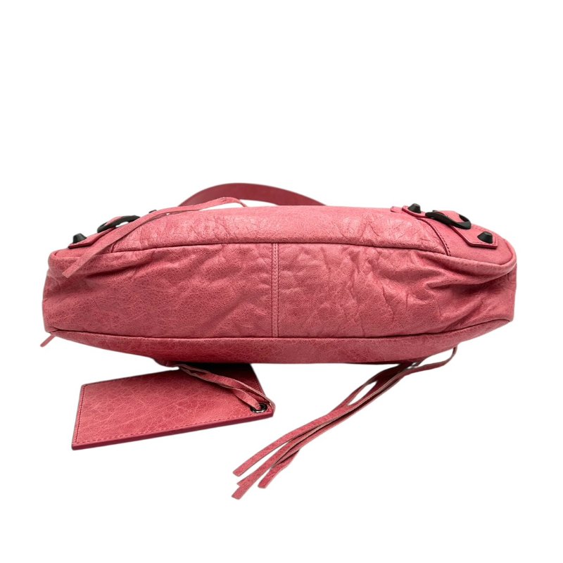 【美收精品】BALENCIAGA  粉紅機車包手提包單肩包 B-10【隔月月中將轉賣至日本 上架期限30天】-4