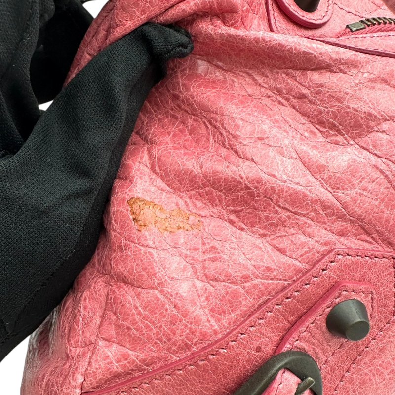 【美收精品】BALENCIAGA  粉紅機車包手提包單肩包 B-10【隔月月中將轉賣至日本 上架期限30天】-7