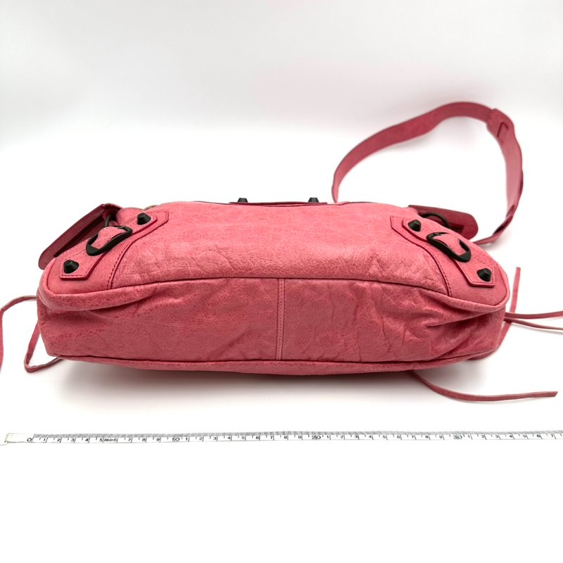 【美收精品】BALENCIAGA  粉紅機車包手提包單肩包 B-10【隔月月中將轉賣至日本 上架期限30天】-13