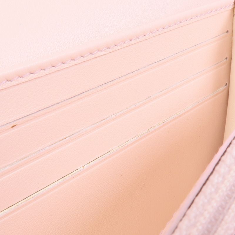 CHANEL 牛皮皮革Long Wallet銀扣長錢包-15