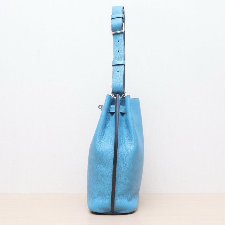 HERMES(愛馬仕) So Kelly 22 75牛仔藍 Togo皮 框P-1