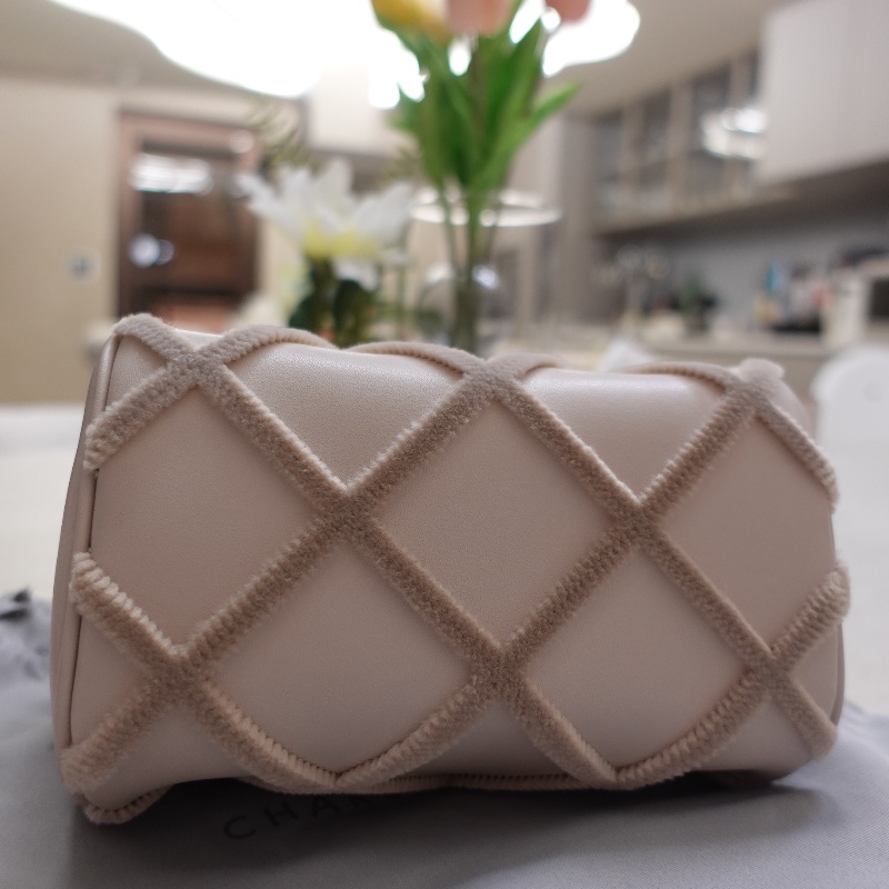 CHARLES & KEITH 菱格拼接手提包(可斜背)-7