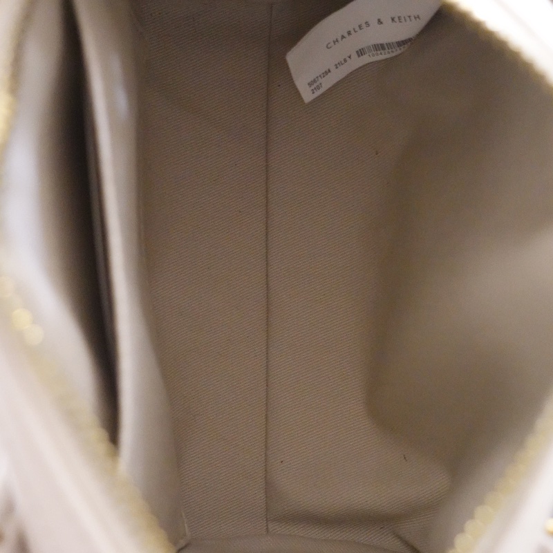 CHARLES & KEITH 菱格拼接手提包(可斜背)-8