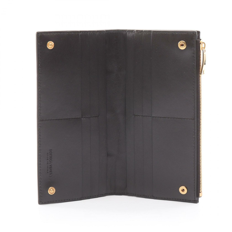 BOTTEGA VENETA Intrecciato 雙折皮夾 681011VCQC12132 皮革棕色全新男女通用-2