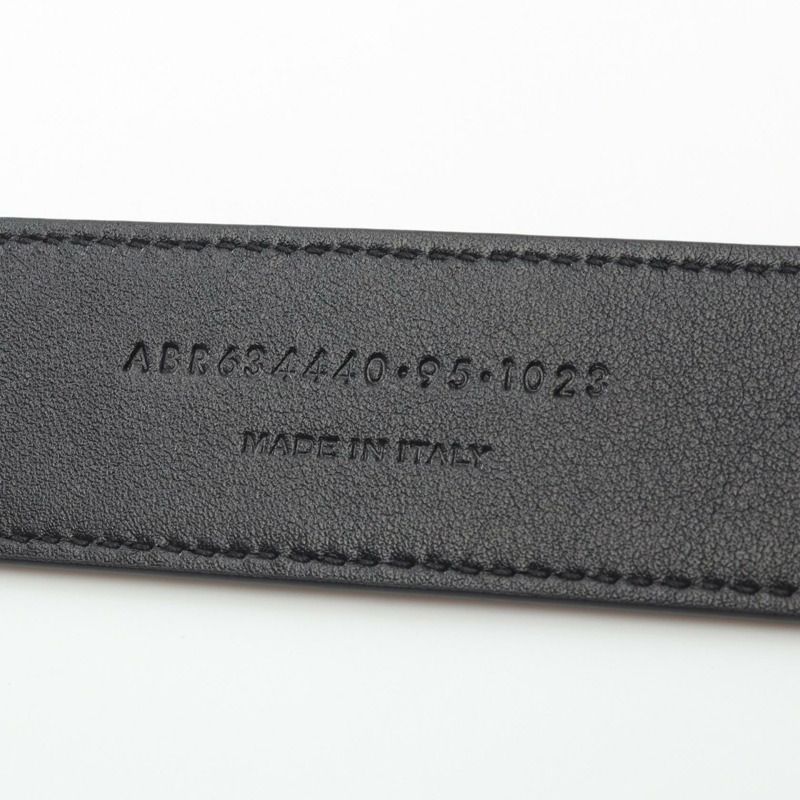 SAINT LAURENT Cassandra 腰帶 634440DZE0E100095 皮革 黑色 全新 男女通用-4