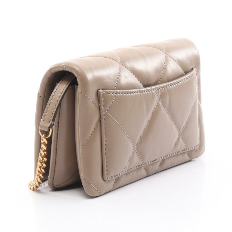 Tory Burch Kira Diamond Quilt 單肩包 158624250 皮革 米色 全新 女款-1