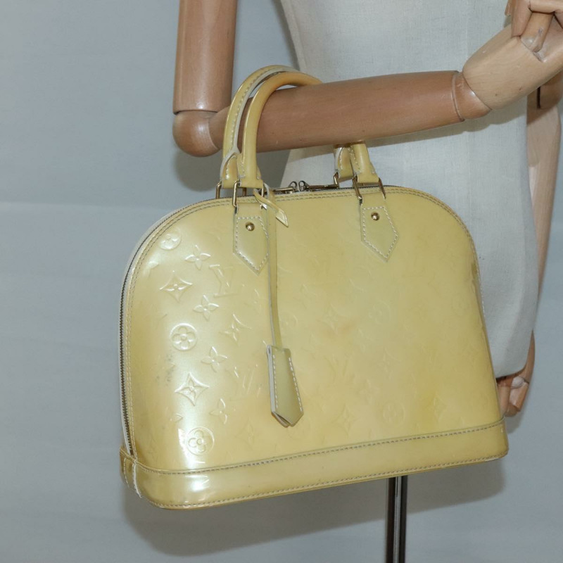 【日本直送】路易威登 Monogram Vernis Alma PM 手提包 Broncorail M91445 LV Auth 122513-21