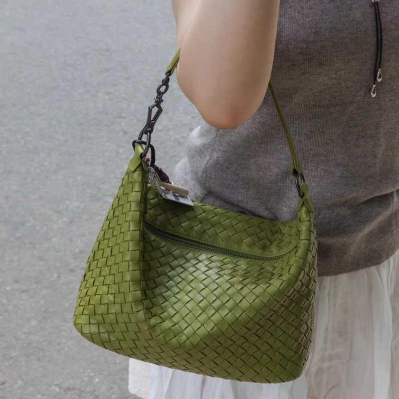 Bottega Veneta 茴香綠 飯盒包 BV 小號 中古 Vintage-4