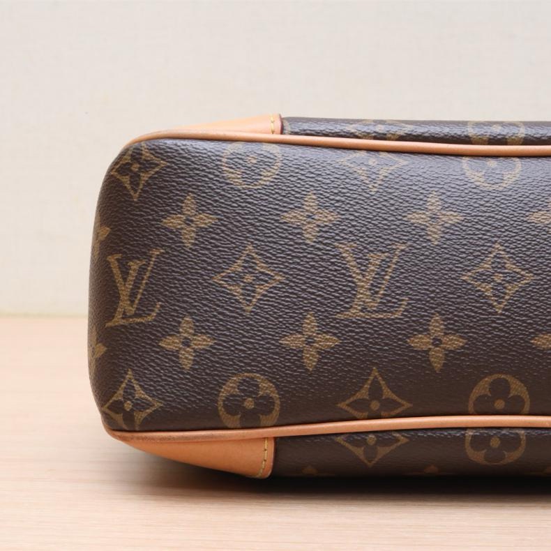 LOUIS VUITTON(路易威登) BOULOGNE 牛角包 可拆卸肩帶 老花 PVC-3