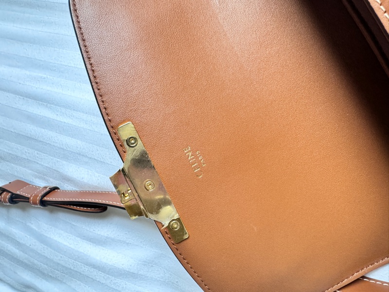 TEEN TRIOMPHE標誌印花牛皮革手袋 lisa同款手袋-6