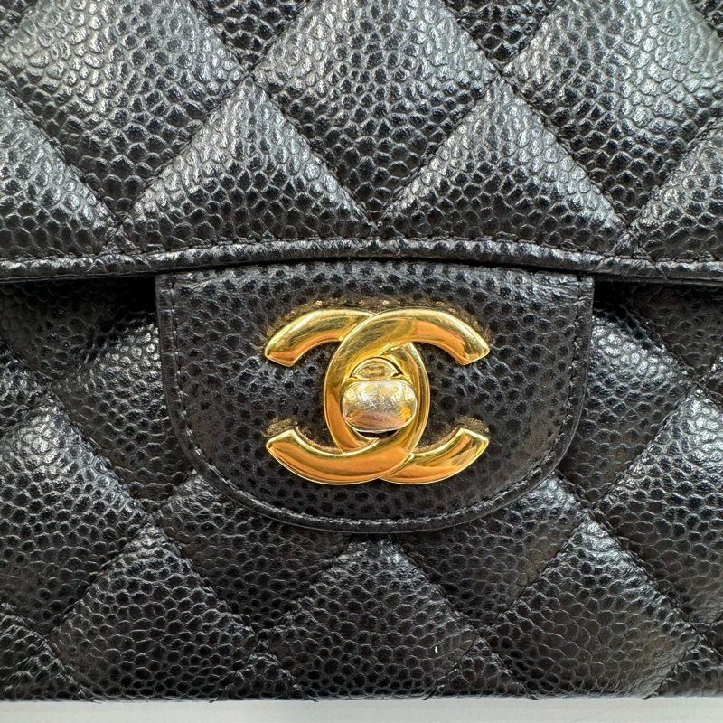 CHANEL CF23 黑金荔枝皮 25開保卡款秒殺價-16