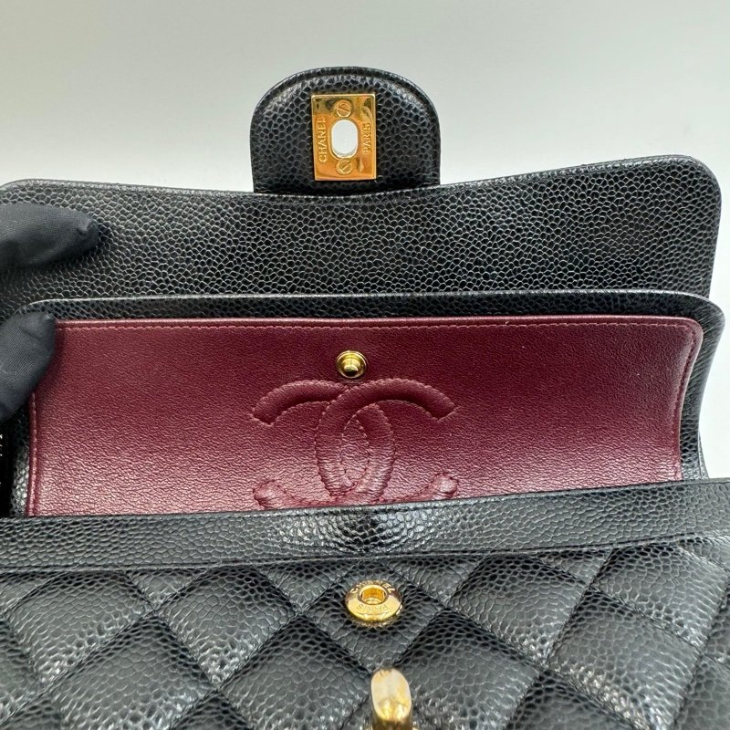 CHANEL CF23 黑金荔枝皮 25開保卡款秒殺價-17