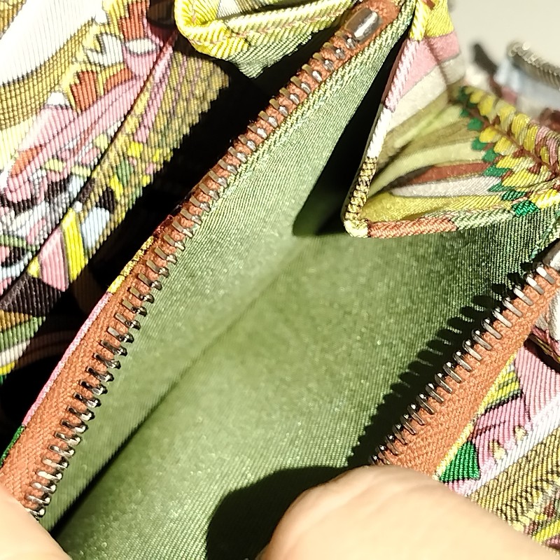 Hermes 絲巾短夾 Y刻 T0 Bleu Brume-24