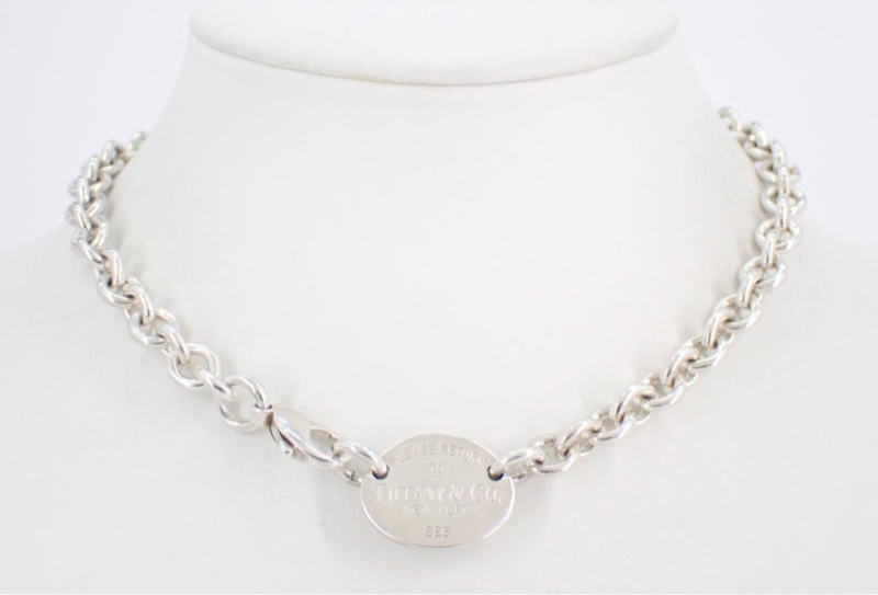 Tiffany & Co. 935 純銀頸鏈-0