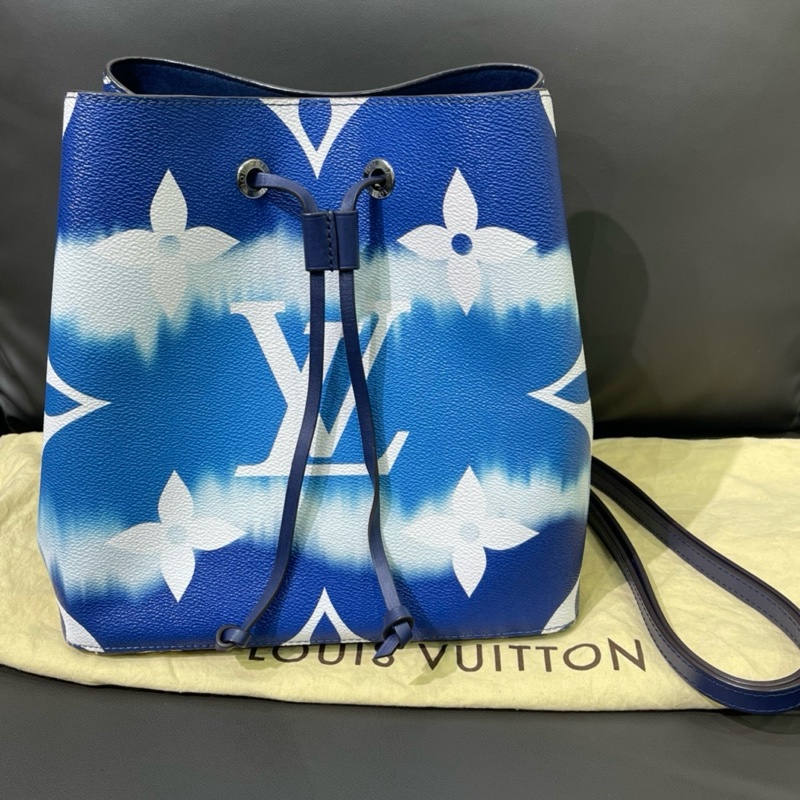 Lv路易威登夏日扎染系列水桶单肩包-0