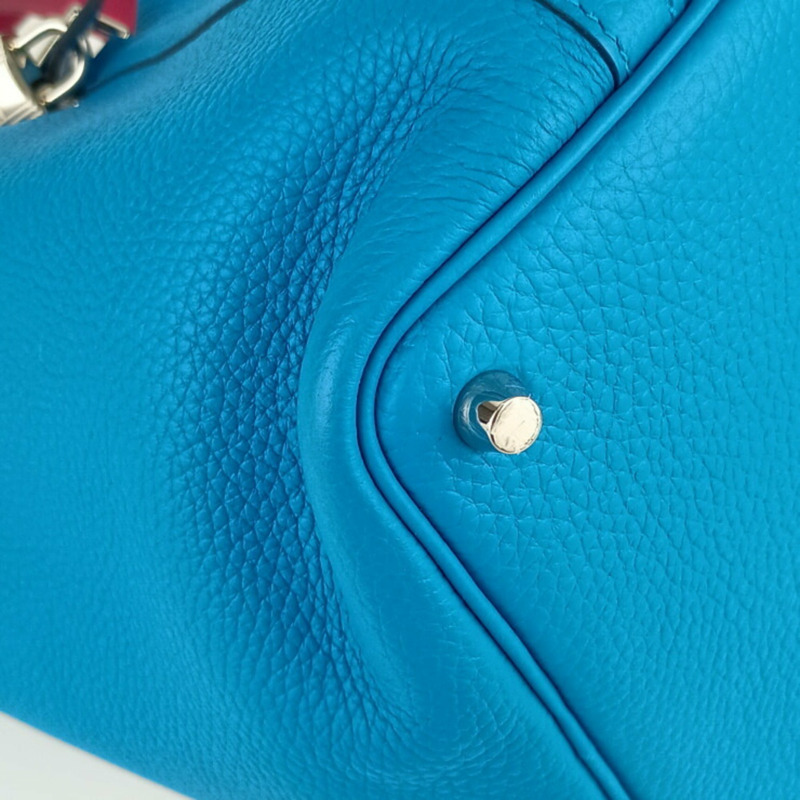 HERMES 愛馬仕 手袋 Picotin Lock PM Eclat - 藍色 Frida Taurillon Clemence Swift 皮革 女款 Y 型印花-4