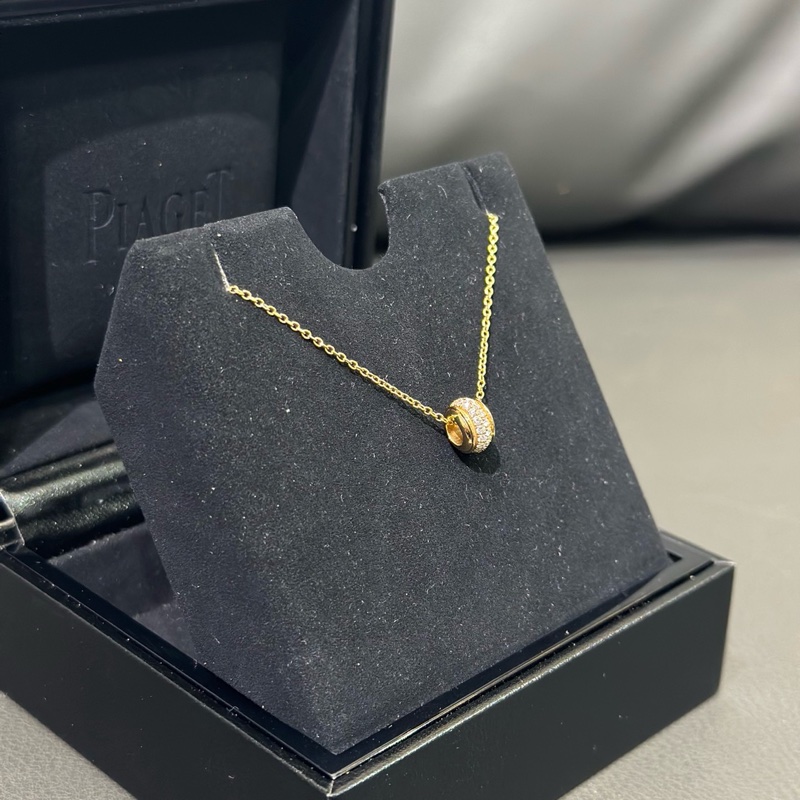Piaget伯爵时来运转项链双排钻玫瑰金小号-2