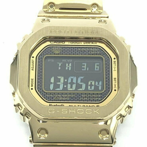 卡西歐 G-SHOCK GMW-B5000 手錶 金色 卡西歐 G-Shock
