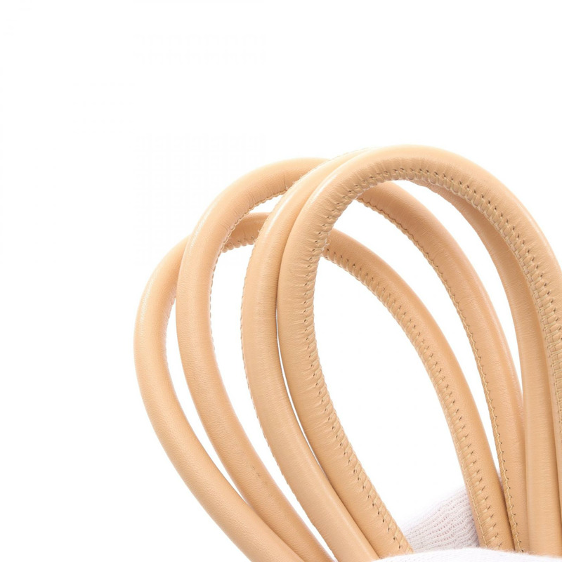 CHANEL Cambon Ligne 保齡球單肩包 A25171 漆皮米色 SHW CC Coco-5