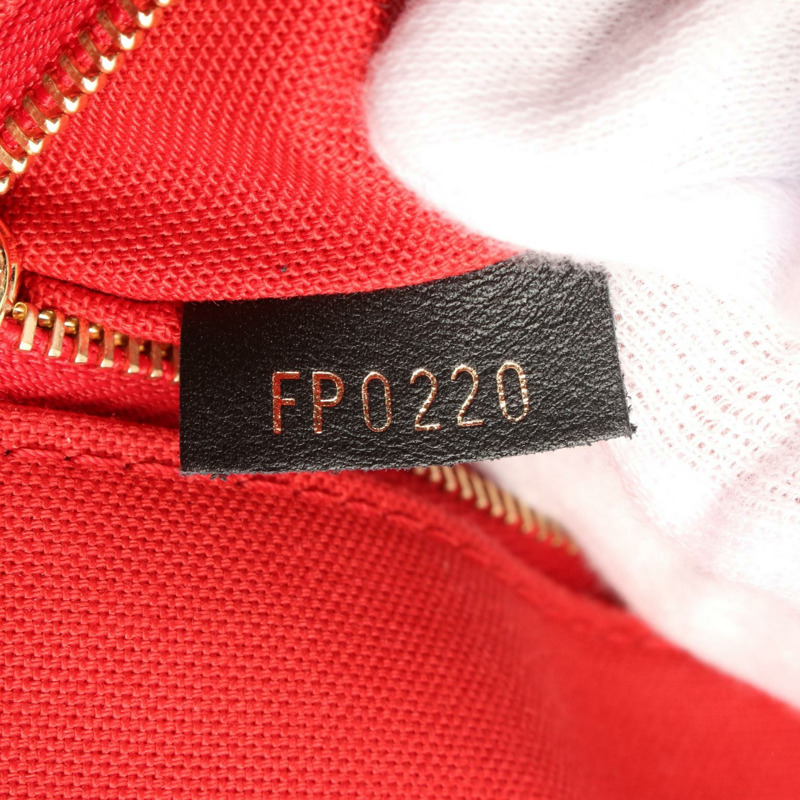 LOUIS VUITTON On the Go GM Monogram Giant Reverse 托特包 M44576 PVC 塗佈帆布 棕色 米色 米色 二手 女士-4