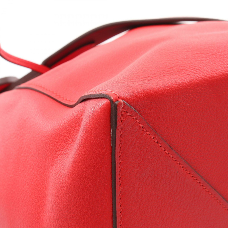 愛馬仕 Licol 17 肩背包 Evercolor 皮革 Rouge tomate 二手女士 D-5