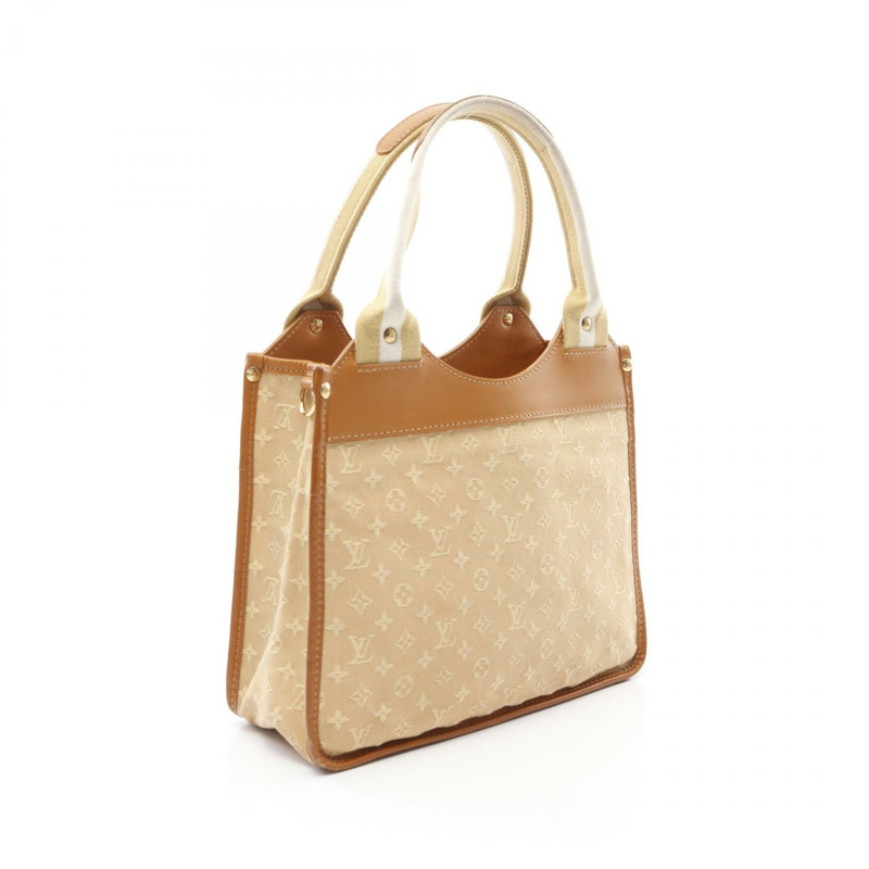路易威登 Sac Catherine 手提包 M92328 Monogram 迷你帆布皮革 米色-1