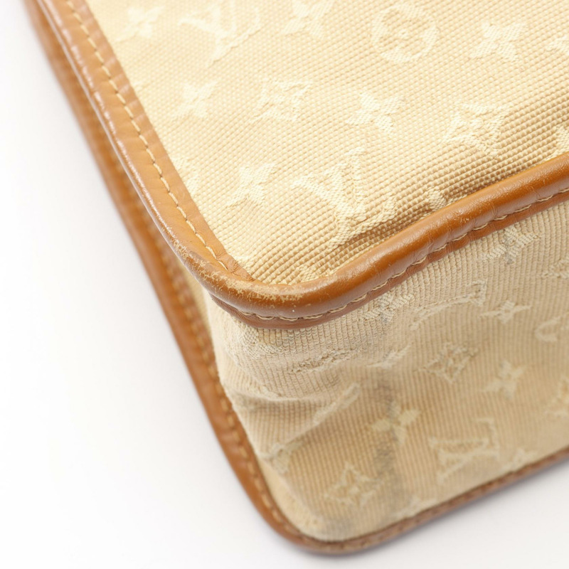 路易威登 Sac Catherine 手提包 M92328 Monogram 迷你帆布皮革 米色-5