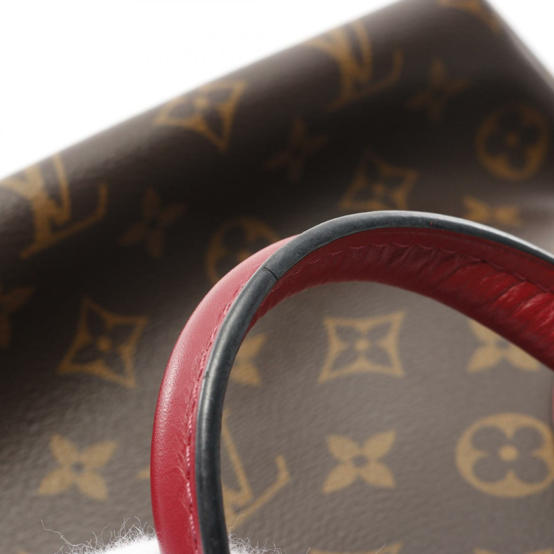 LOUIS VUITTON 花拉鍊托特包 PM 兩用單肩包 M44350 Monogram Lie de vin-9