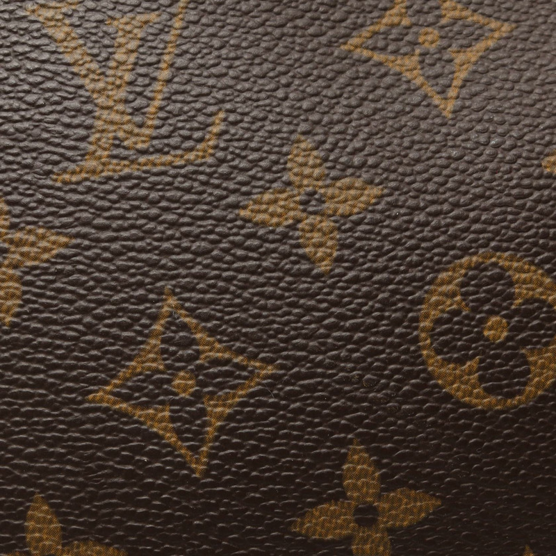 LOUIS VUITTON Deauville Bowling Vanity 手提包 M47270 Monogram 皮革 棕色 LV-12