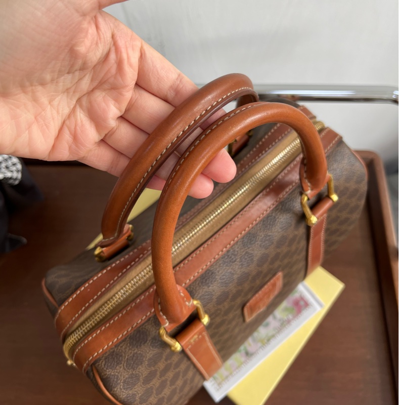 CELINE 賽琳 波士頓 25cm 中古 老花 macadam-1
