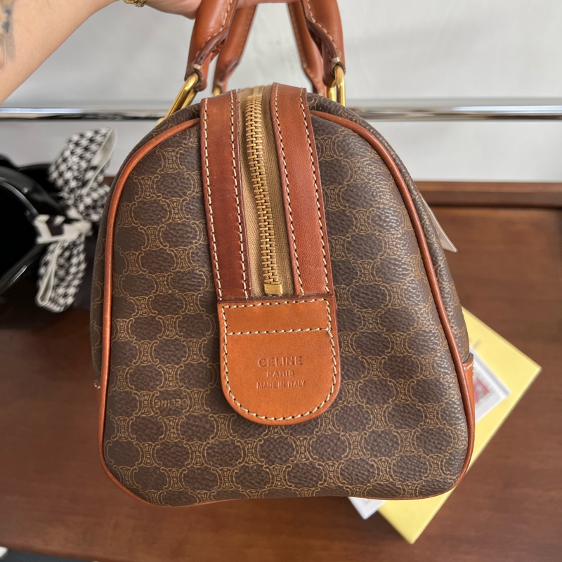 CELINE 賽琳 波士頓 25cm 中古 老花 macadam-6