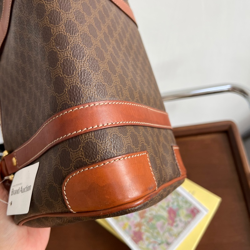 CELINE 賽琳 波士頓 25cm 中古 老花 macadam-9