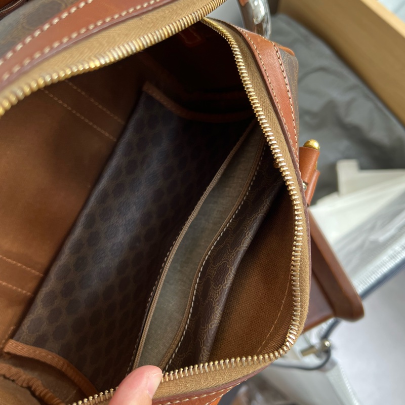 CELINE 賽琳 波士頓 25cm 中古 老花 macadam-13