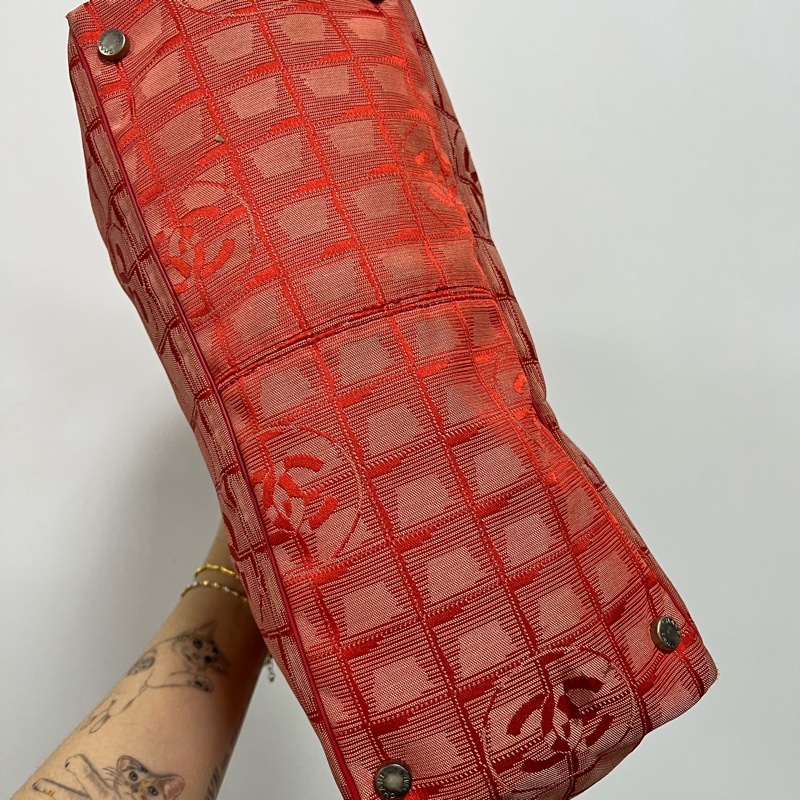 Chanel 香奈兒 中古 方標 Tote 托特 帆布袋 Vintage-8