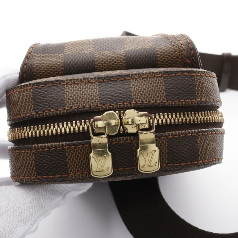 LOUIS VUITTON geronimos 腰包 N51994 Damier Brown Ebene 二手-5