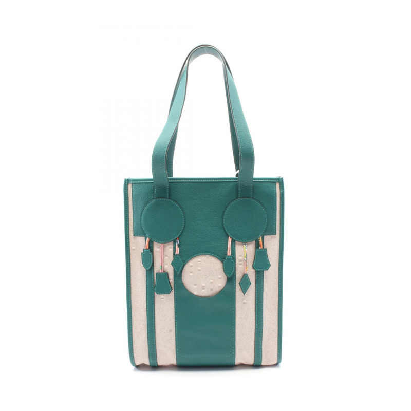 HERMES Petite H Dream Catcher 托特包 單肩包 Toile H Evercolor Vert vertigo-0