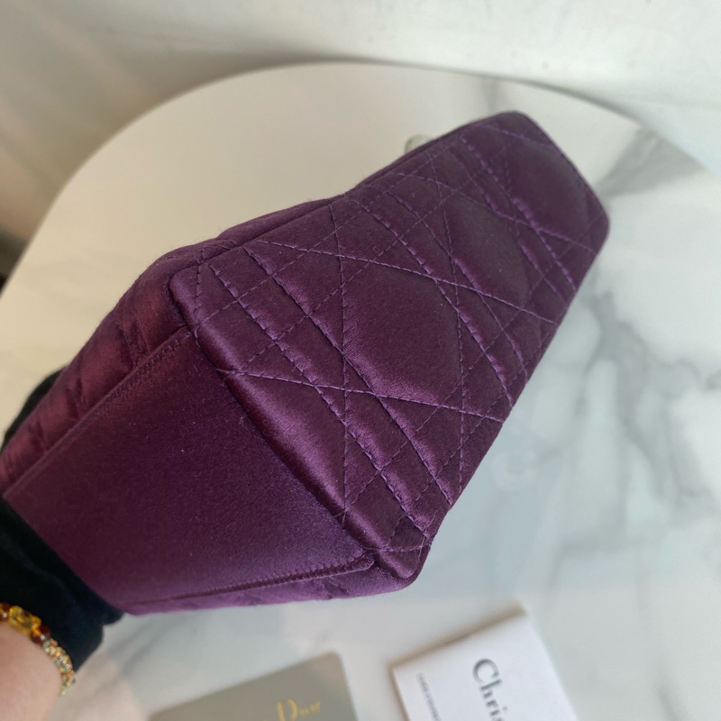 Dior 三格絲絹戴妃包-5