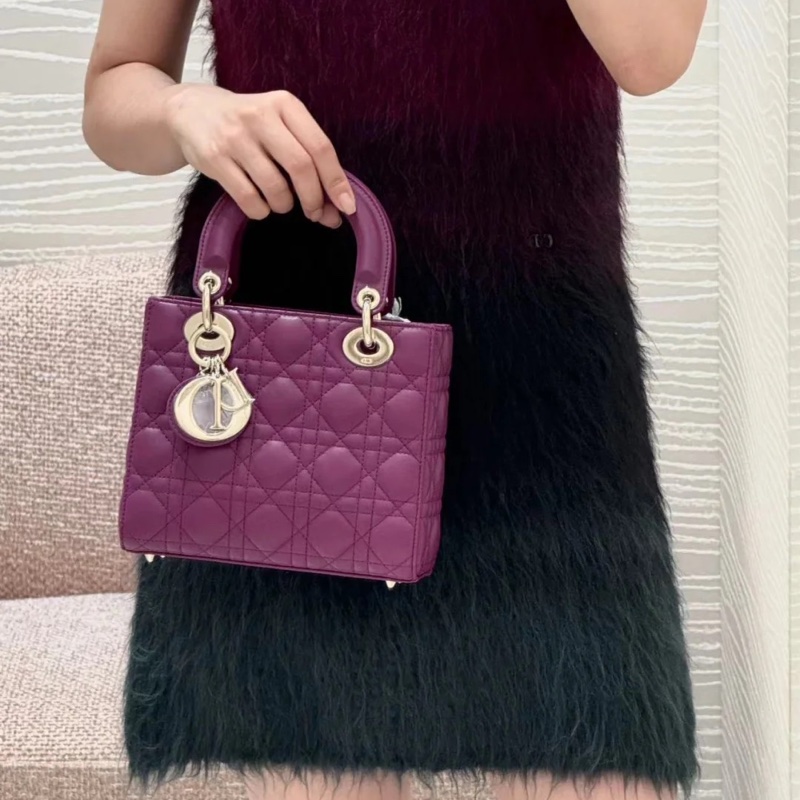 Dior 三格絲絹戴妃包-10